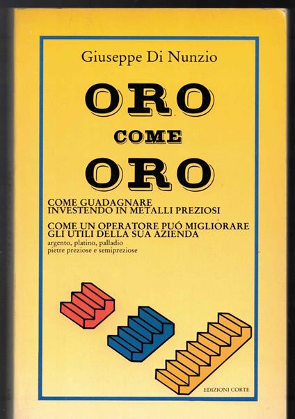 Oro come Oro - copertina