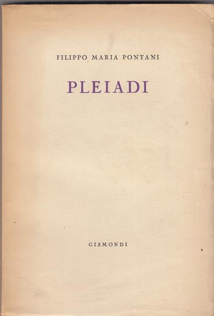 Pleiadi - copertina