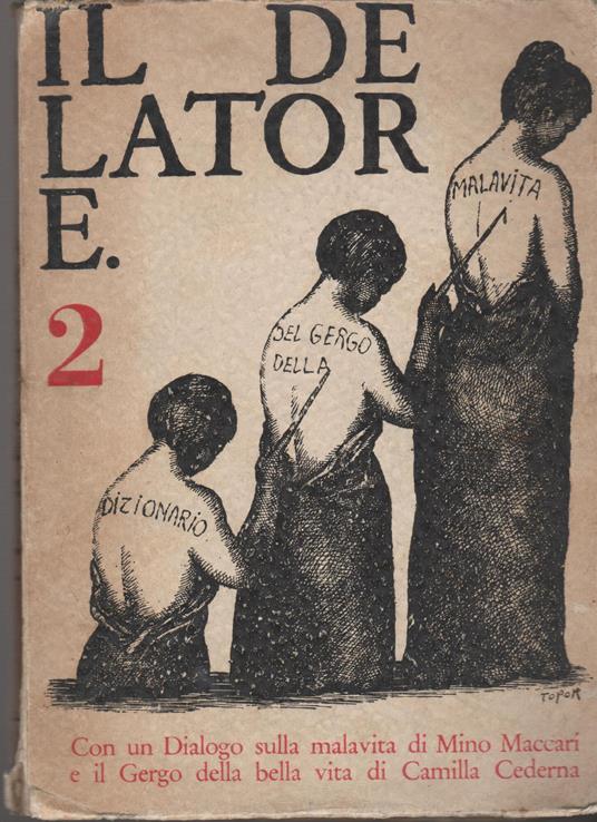 Il Delatore 2 - Mino Maccari - copertina