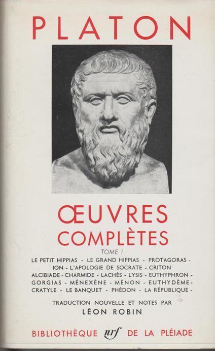 Oeuvres Complètes Tomo I - copertina