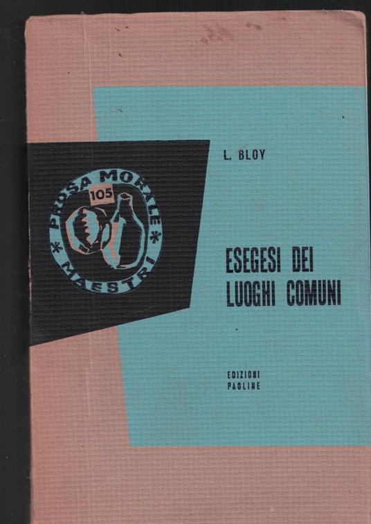 Esegesi dei luoghi comuni - Léon Bloy - copertina
