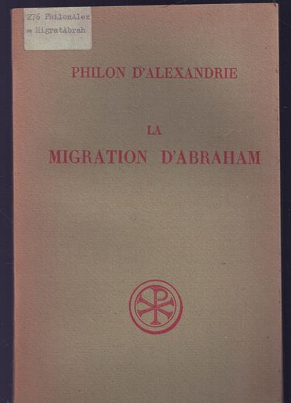 La migration d'Abraham volume numero 47 - copertina