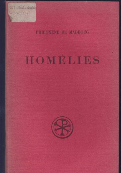 Homélies n. 44 - copertina