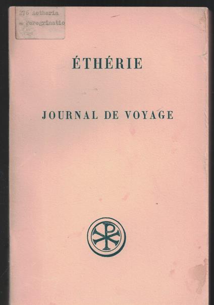 Journal de voyage n. 21 bilingue latino-francese - copertina