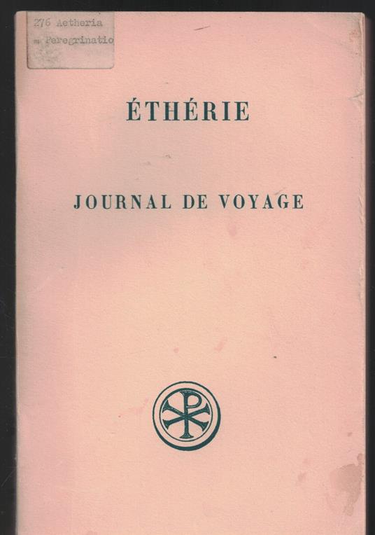 Journal de voyage n. 21 bilingue latino-francese - copertina