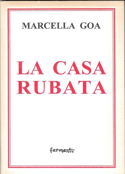 La Casa Rubata - copertina
