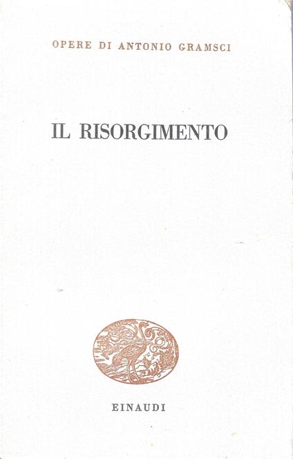 Il Risorgimento - Antonio Gramsci - copertina