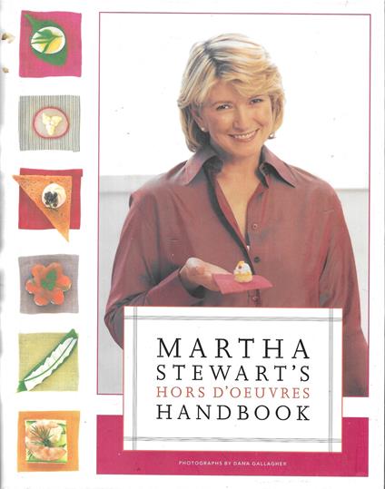 Martha Stewart's Hors D'Oeuvres Handbook - copertina
