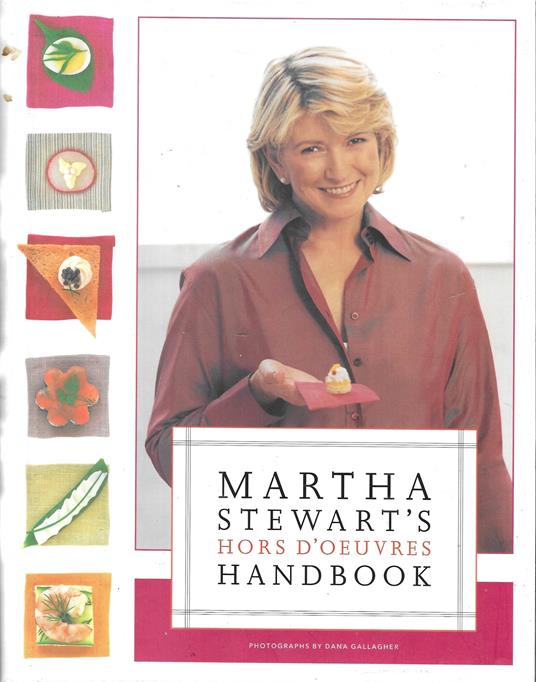 Martha Stewart's Hors D'Oeuvres Handbook - copertina
