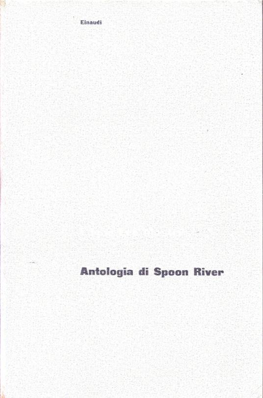 Antologia Di Spoon River - copertina
