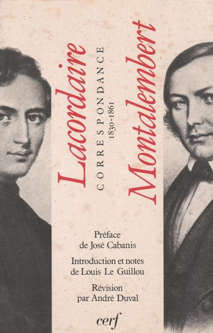 Correspondance inedite : 1830-1861 - copertina