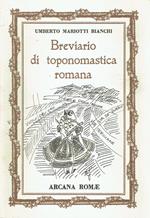 Breviario di toponomastica romana