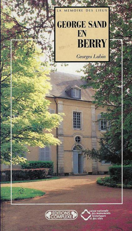 George Sand en Berry - copertina