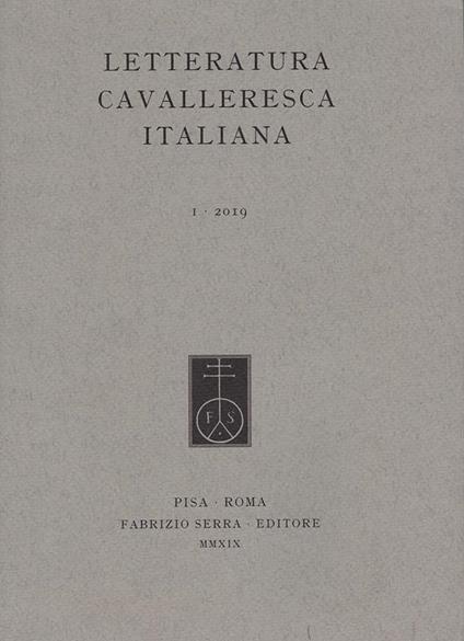 Letteratura cavalleresca italiana. Gennaio, 2019 - copertina