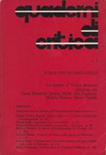 Quaderni di critica, n. 1. Sulla Neoavanguardia