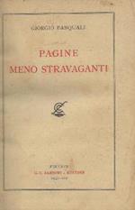 Pagine meno stravaganti