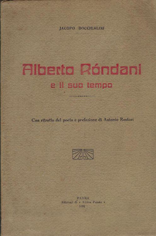 Alberto Rondani e il suo tempo - copertina