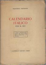 Calendario italico per il 1912
