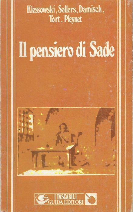 Il pensiero di Sade - copertina