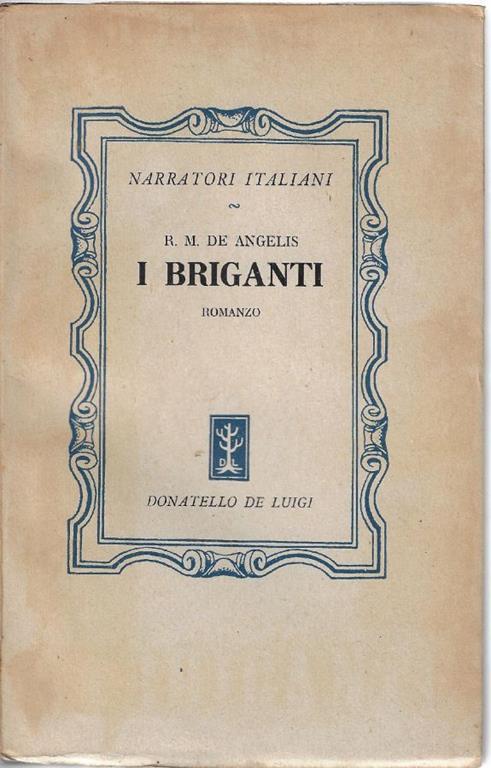 I briganti - R. M. De Angelis - copertina