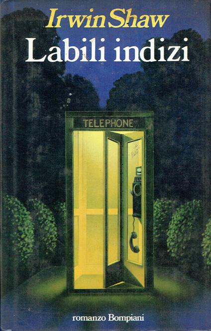 Labili indizi - Irwin Shaw - copertina