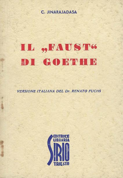 Il Faust di Goethe - copertina