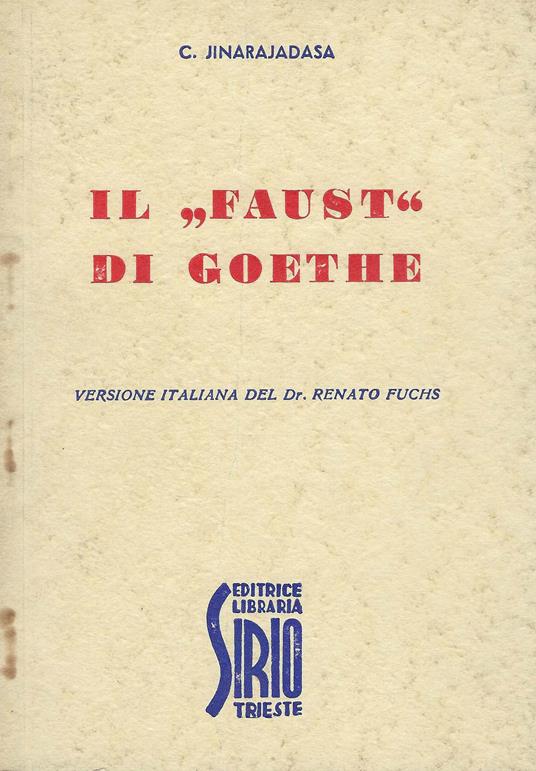 Il Faust di Goethe - copertina