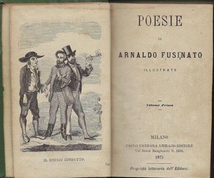 Poesie di Arnaldo Fusinato - Arnaldo Fusinato - copertina
