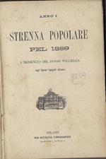 Strenna popolare pel 1889 (anno 1.) A beneficio del fondo vecchiaia degli operai tipografi Milanesi