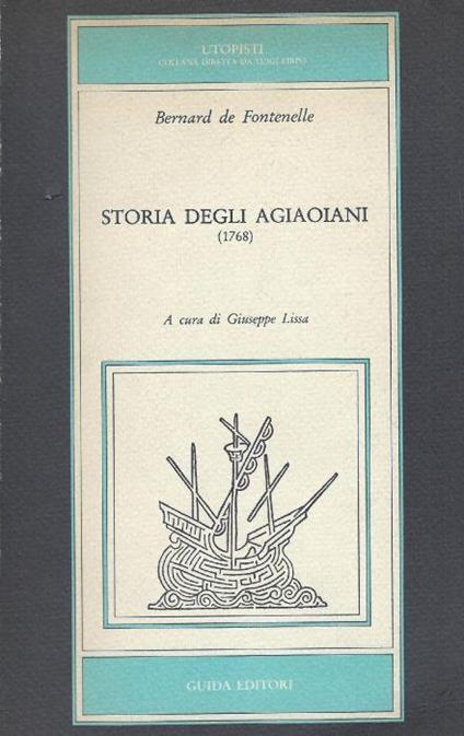 Storia degli Agiaoiani - Bernard Fontanille - copertina