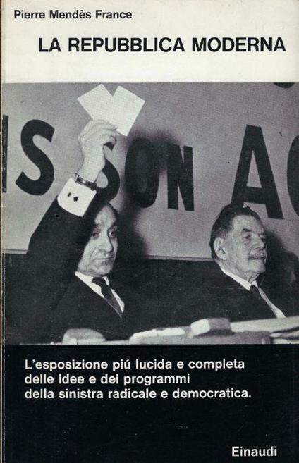 La repubblica moderna - Pierre Mendés France - copertina