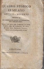 Quadro Storico di Milano Antico e moderno, preceduto da un compendio degli avvenimenti più rimarcabili, seguiti dall'epoca della fondazione di questa capitale, sino all'istallamento del nuovo governo della Repubblica Italiana, ed altre utili, ed indi