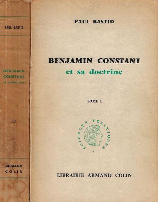Benjamin Constant et sa doctrine - copertina