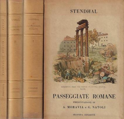 Passeggiate romane - Stendhal - copertina
