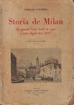 Storia de Milan da quand l'era fond de mar a tutt incoeu