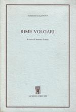 Rime volgari