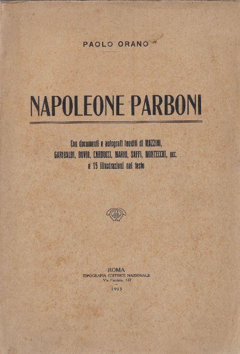 Napoleone Parboni - Paolo Orano - copertina