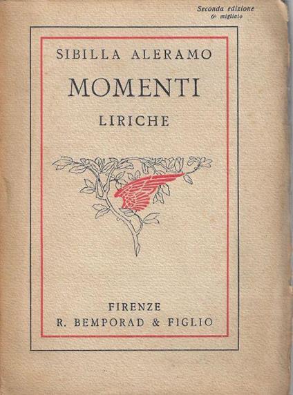 Momenti : liriche - Sibilla Aleramo - copertina