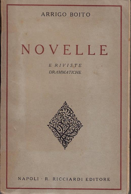Novelle e riviste drammatiche - copertina