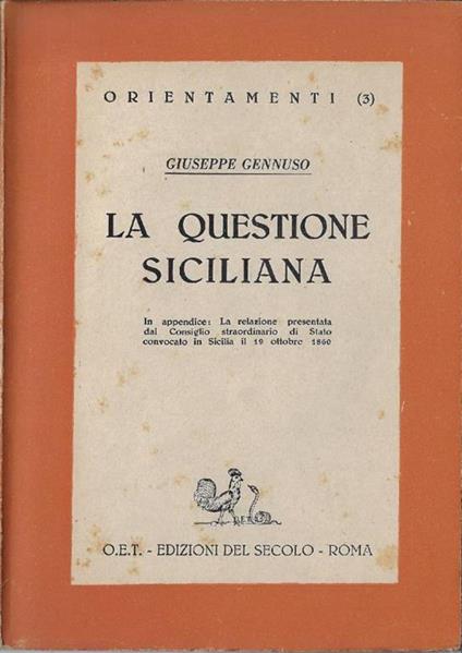 La questione siciliana - copertina