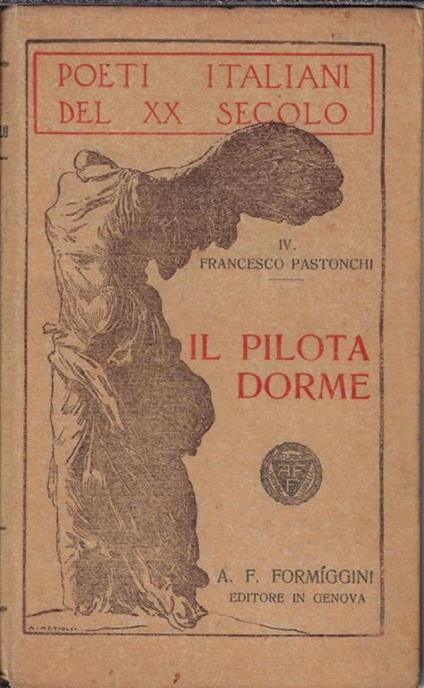 Il pilota dorme - Francesco Pastonchi - copertina