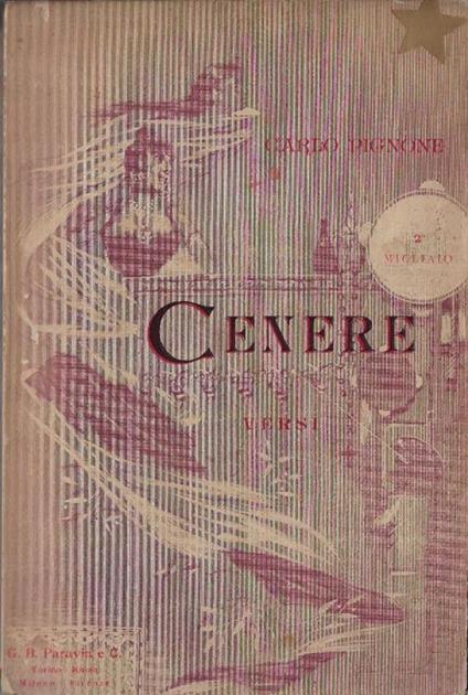 Cenere : versi - copertina