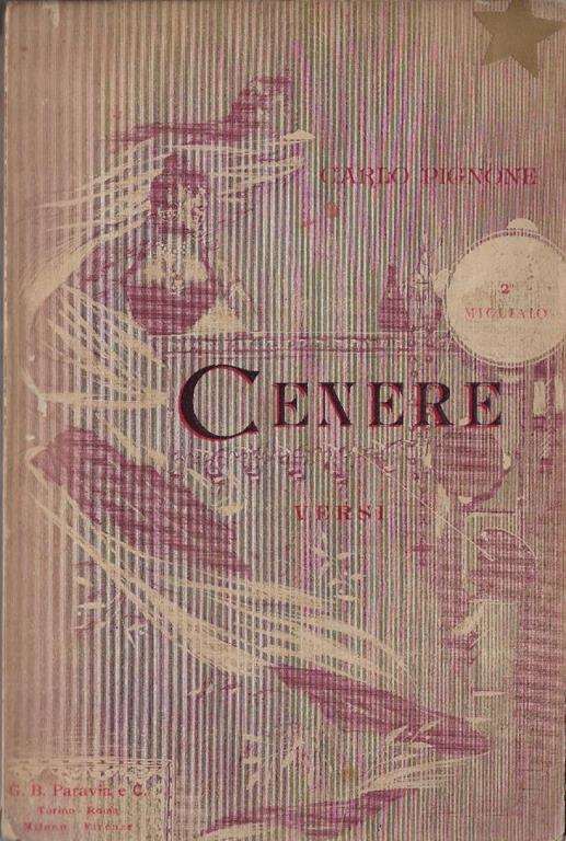 Cenere : versi - copertina