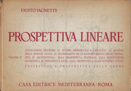 Prospettiva lineare ( volume II° ) - copertina