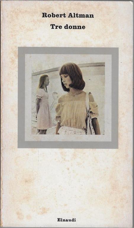 Tre donne - Robert Altman - copertina