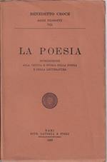 La poesia : introduzione alla critica e storia della poesia e della letteratura VIII