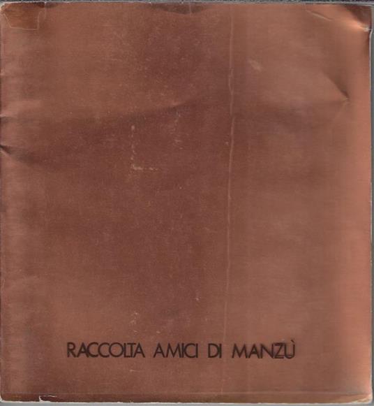 Raccolta Amici di Manzù - copertina