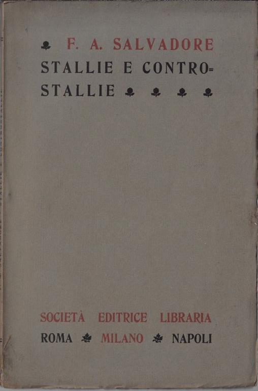 Stallie e controstallie - copertina