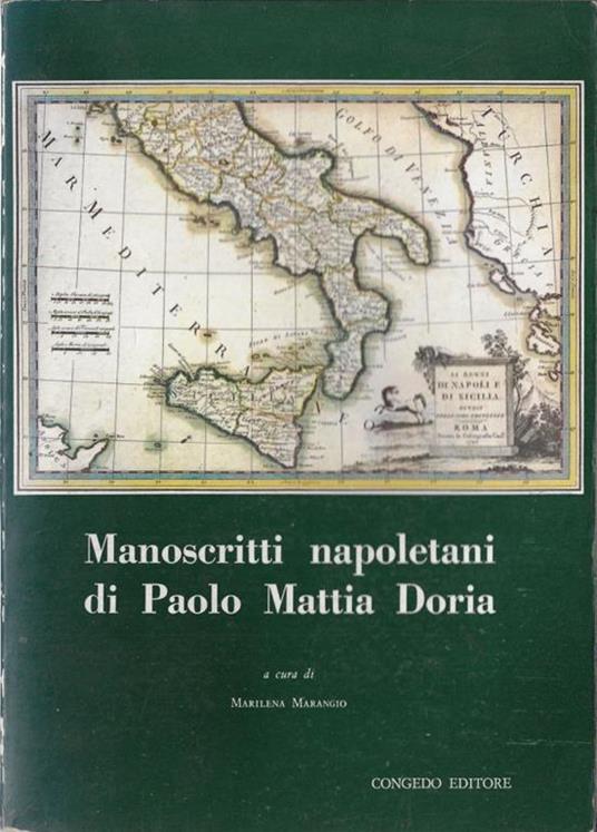 Manoscritti napoletani di Paolo Mattia Doria, volume 2 - copertina