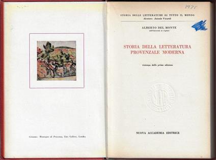 Storia della letteratura provenzale moderna - Alberto Del Monte - copertina